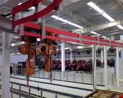 广州拖拉机厂柔性滑触线